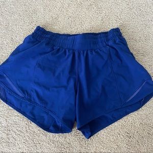 Lululemon Hotty Hot 4in Short in Sonic Blue